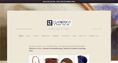 Desktop Screenshot of clayworkspottery.net
